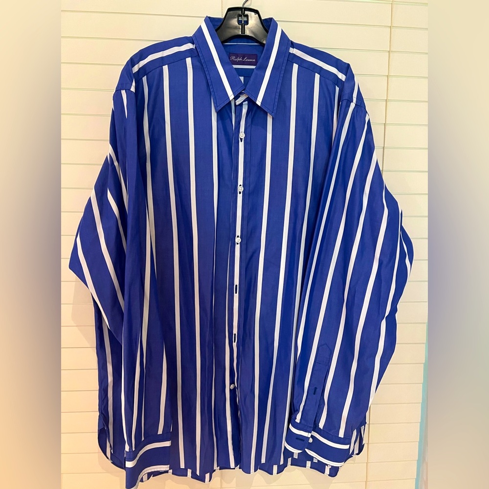 Ralph Lauren purple label men’s cotton button up shirt size XL